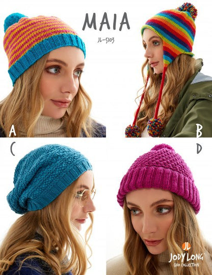 Jody Long | Maia Hat Patterns - Paradise Fibers