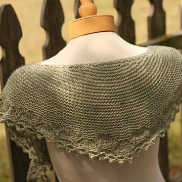 Jovia Shawlette Pattern by Corrina Ferguson - Paradise Fibers
