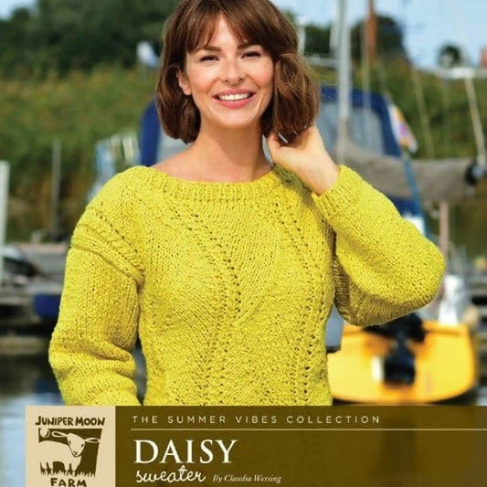 Juniper Moon Daisy Sweater Pattern - Paradise Fibers