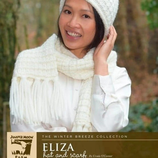 Juniper Moon Eliza Hat and Scarf Pattern - Paradise Fibers
