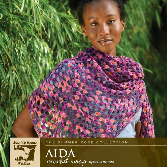 Juniper Moon Farm Aida Wrap Pattern Leaflet - Paradise Fibers