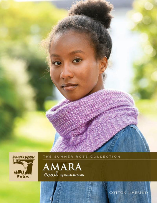 Juniper Moon Farm Amara Cowl Pattern Leaflet - Paradise Fibers