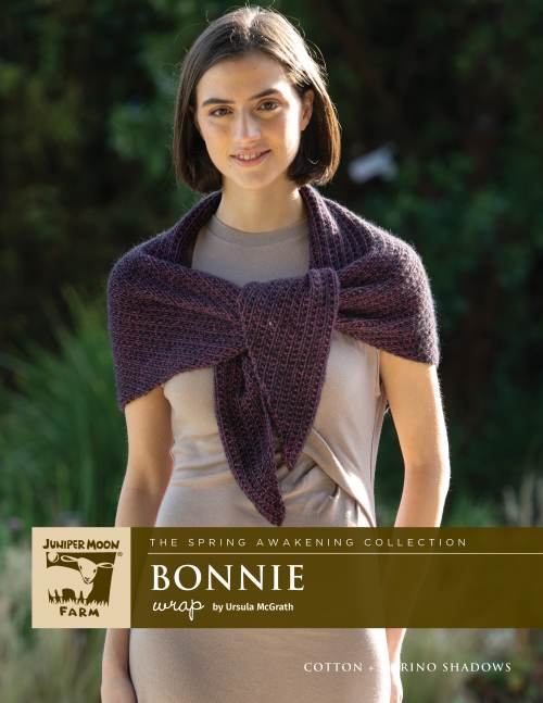 Juniper Moon Farm Bonnie Wrap Pattern Leaflet - Paradise Fibers