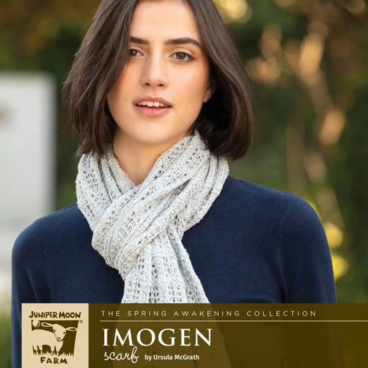Juniper Moon Farm Imogen Scarf Pattern Leaflet - Paradise Fibers