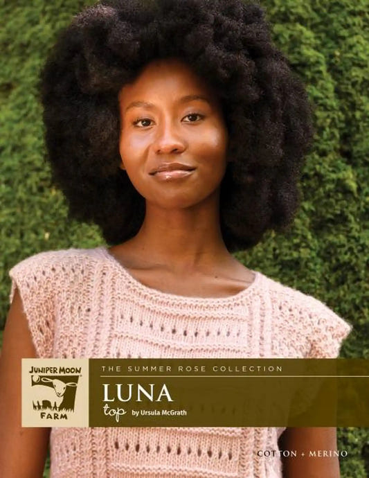 Juniper Moon Farm Luna Top Pattern Leaflet - Paradise Fibers