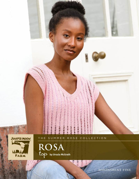 Juniper Moon Farm Rosa Top Pattern Leaflet - Paradise Fibers