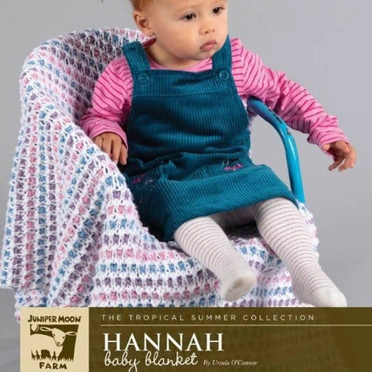 Juniper Moon Hannah Baby Blanket Pattern - Paradise Fibers