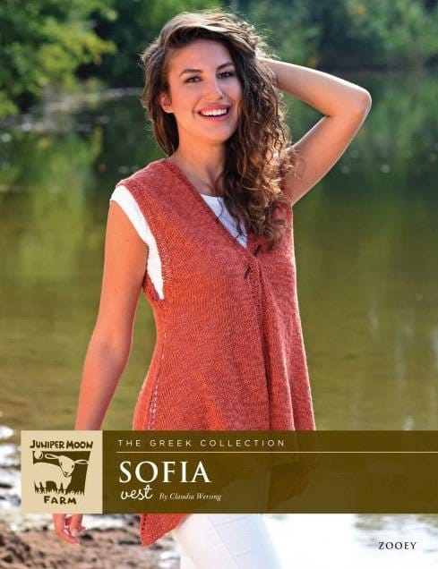 Juniper Moon Sofia Vest Pattern - Paradise Fibers
