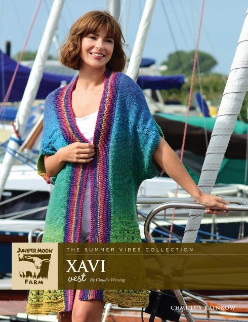 Juniper Moon Xavi Vest Pattern - Paradise Fibers