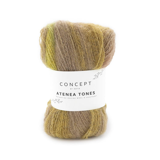 Katia Atenea Tones 207 - Brown-Copper-Khaki -Rose