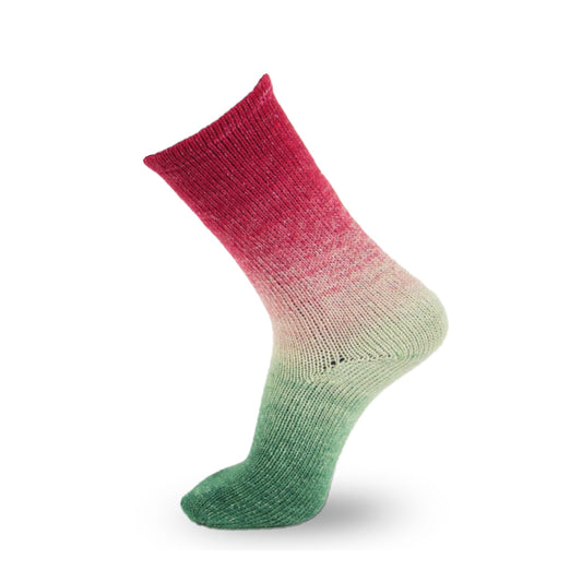 Katia Symmetric Socks & More Christmas knitted sock - color 101