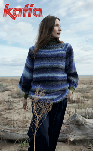 Autumn Raglan 7537-10 in Fil Piuma by Fil Katia