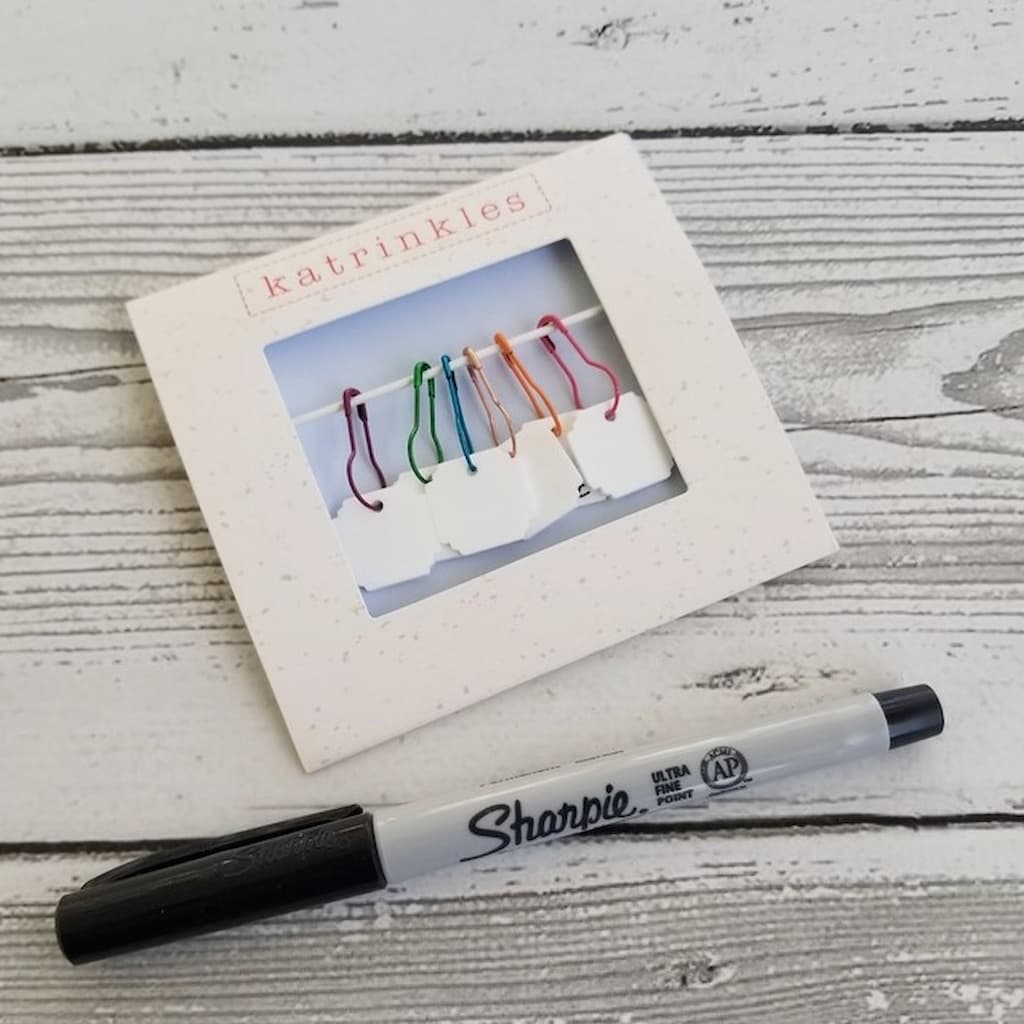 Katrinkles Stitch Marker Set | Write On - Wipe Off - Paradise Fibers