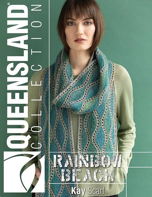 KAY SCARF Pattern by Queensland Leaflet - Paradise Fibers