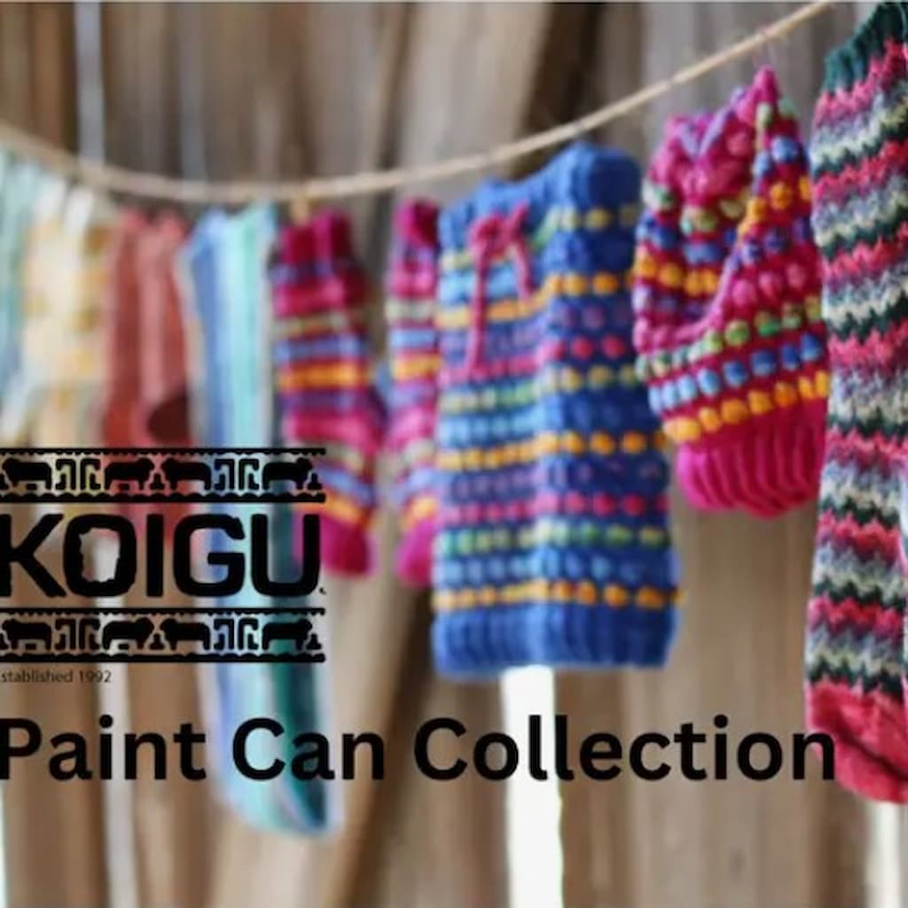 Koigu Paint Can and Pattern Booklet Kit - Paradise Fibers