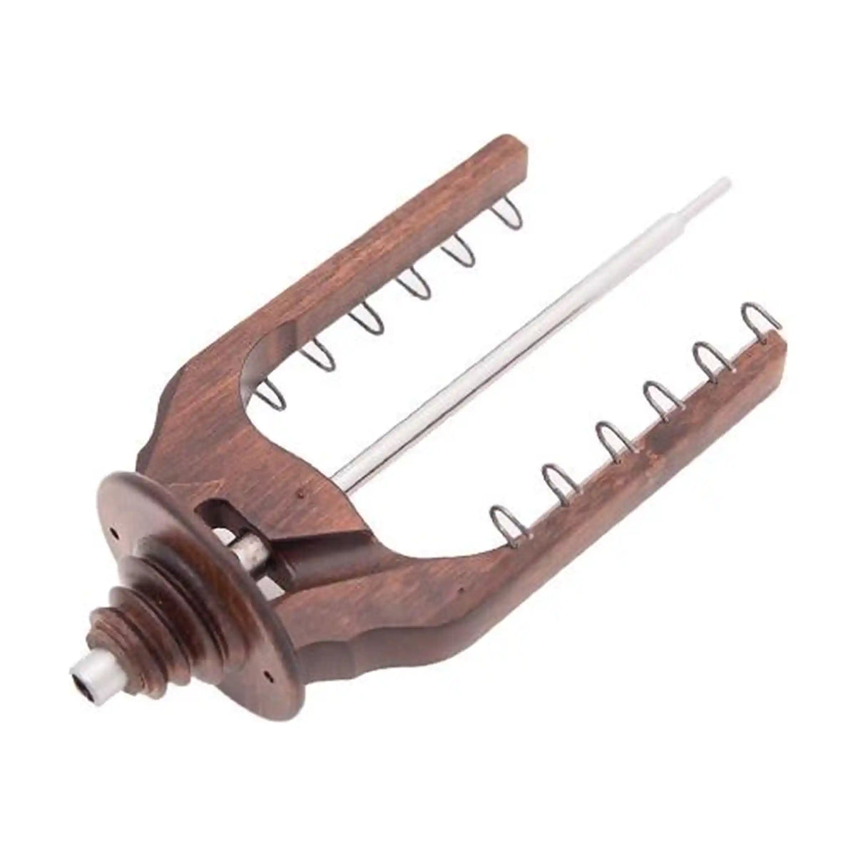 Kromski Faster Flyer for Sonata, Prelude and Interlude in Walnut, with its whorl built in