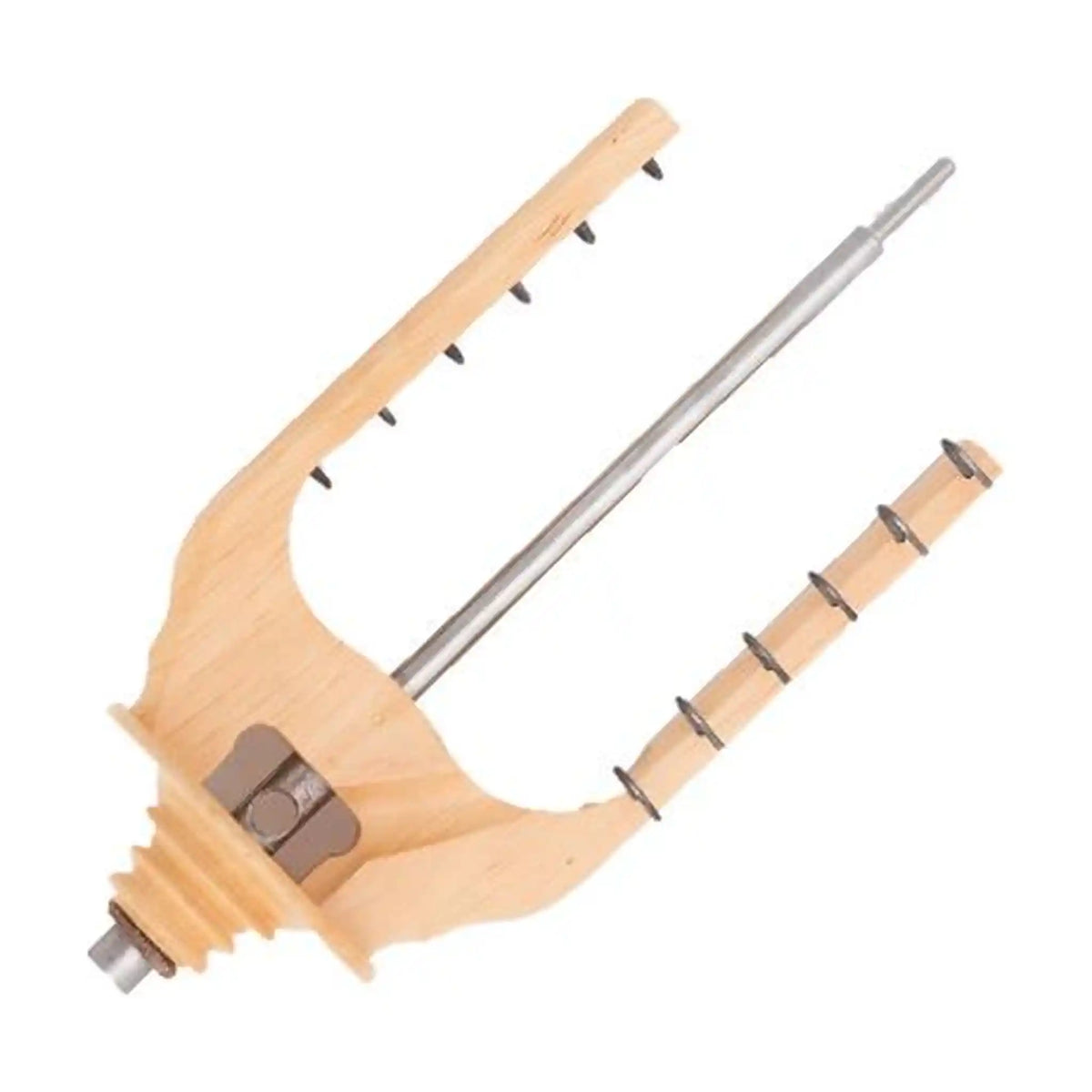 Kromski Faster Flyer for Sonata, Prelude and Interlude in Clear, with its whorl built in