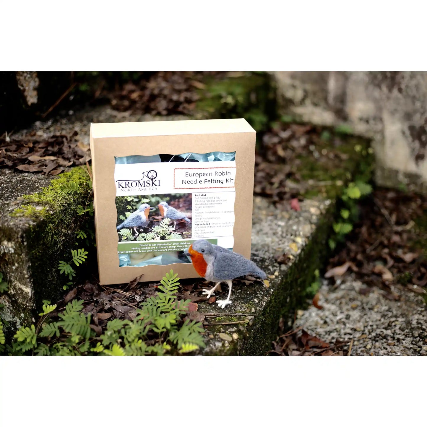 Kromski Needle Felting Kit - European Robin