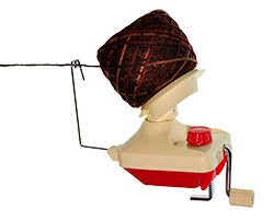 Lacis Red Yarn Ball Winder II - 4 Ounce Capacity