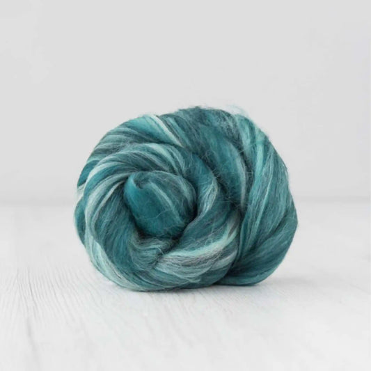 Large Emerald - Extrafine Multi-Colored Merino Top