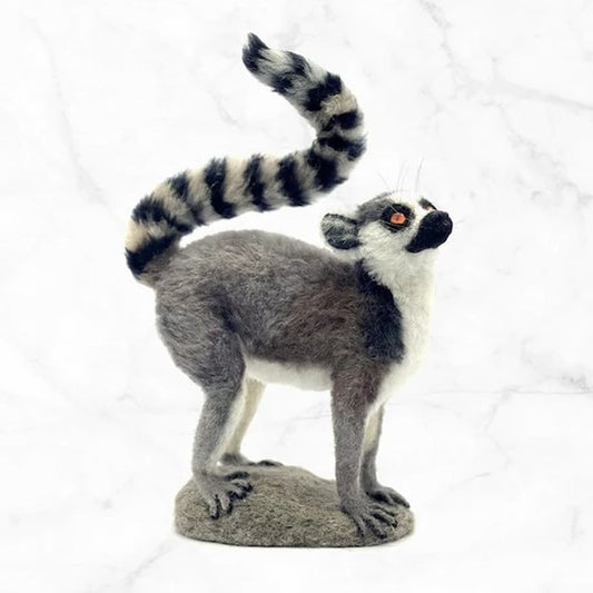 Layla the Lemur Needle Felting Kit - Paradise Fibers