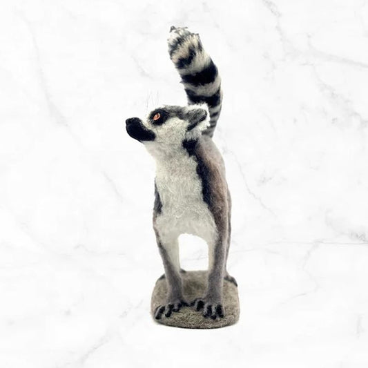 Layla the Lemur Needle Felting Kit - Paradise Fibers