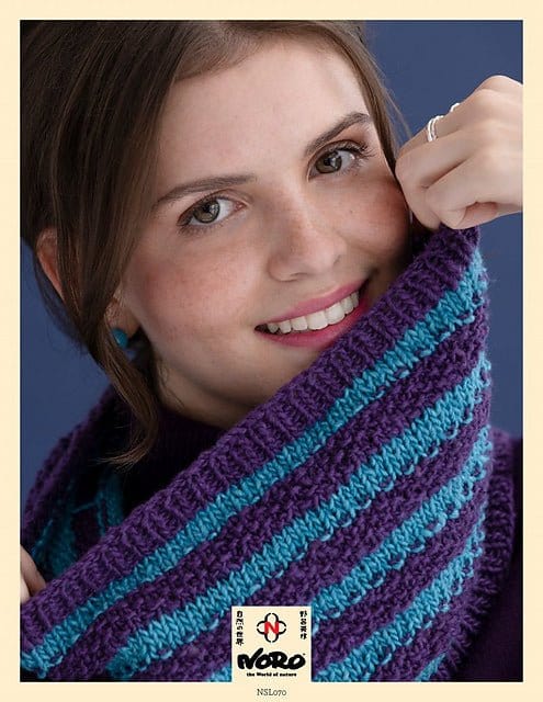 LILA Cowl Pattern by Noro Leaflet - Paradise Fibers