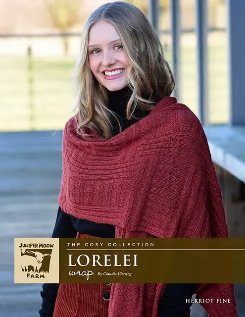 LORELEI WRAP Pattern by Juniper Moon - Leaflet - Paradise Fibers