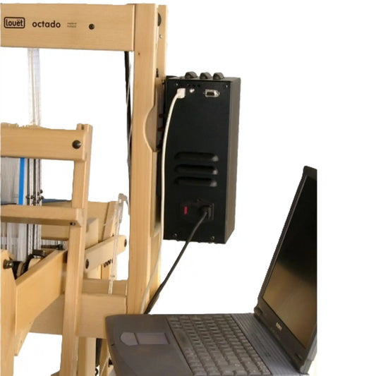 Electronic Loom Interface for Louet Octado Loom