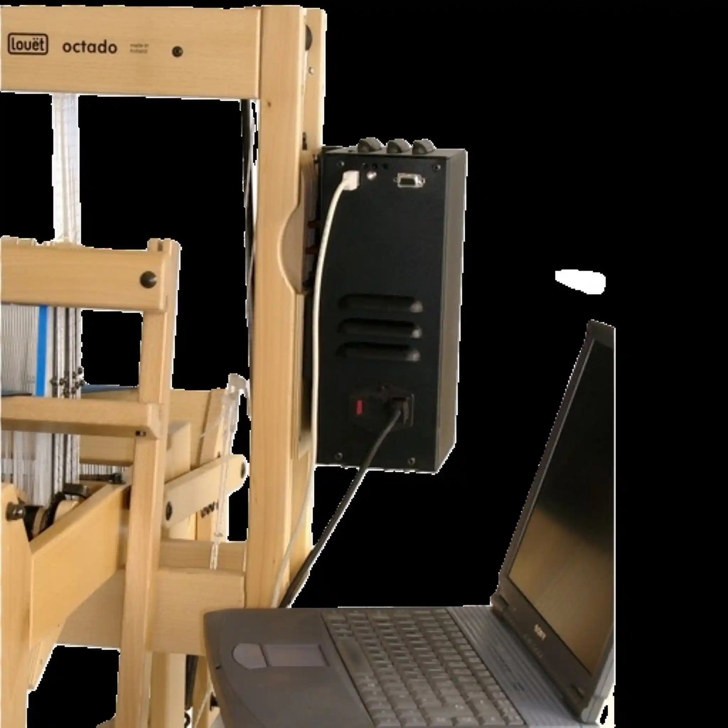 Electronic Loom Interface for Louet Octado Loom