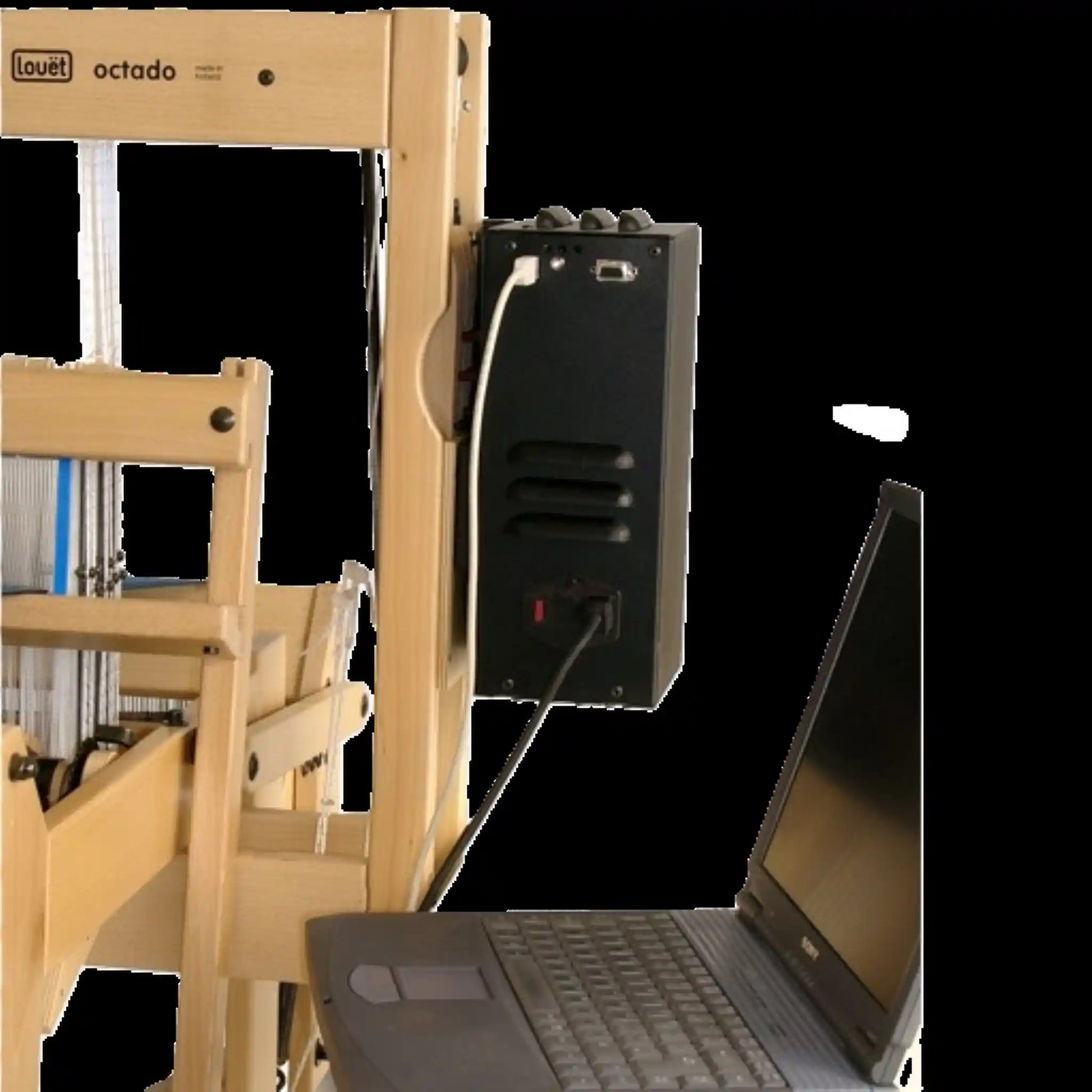 Electronic Loom Interface for Louet Octado Loom