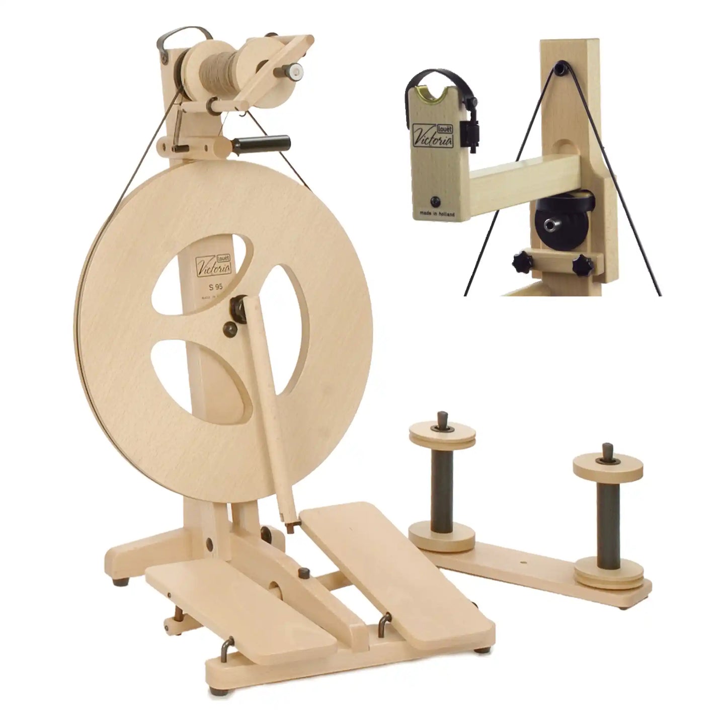 Louet Victoria S95 - Beech Spinning Wheel