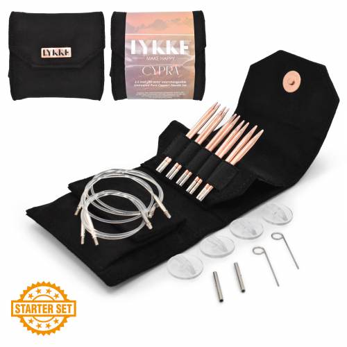 Lykke Interchangeable Knitting Needle Starter Sets - Paradise Fibers