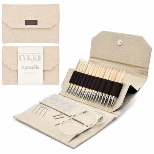 Lykke Naturale Interchangeable Knitting Needle Sets - Paradise Fibers