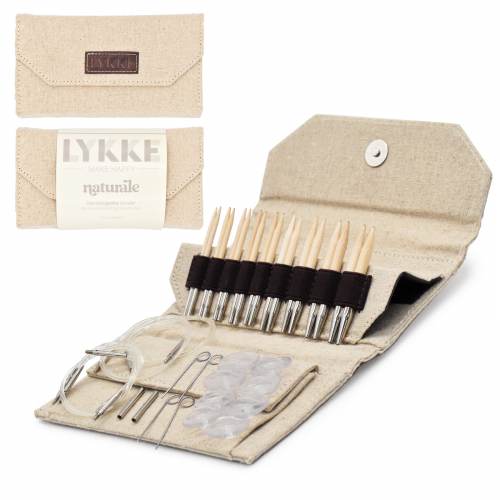 Lykke Naturale Interchangeable Knitting Needle Sets - Paradise Fibers