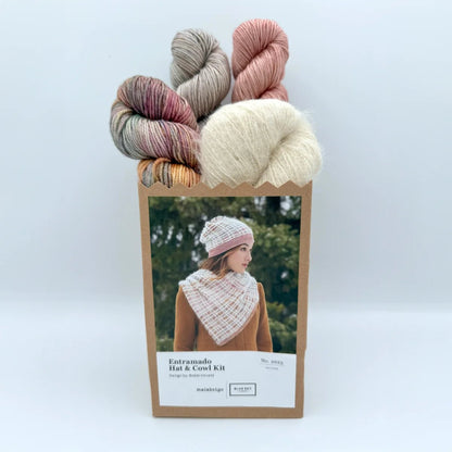 Malabrigo 2025 Holiday Kit – Entramado Hat & Cowl - Paradise Fibers