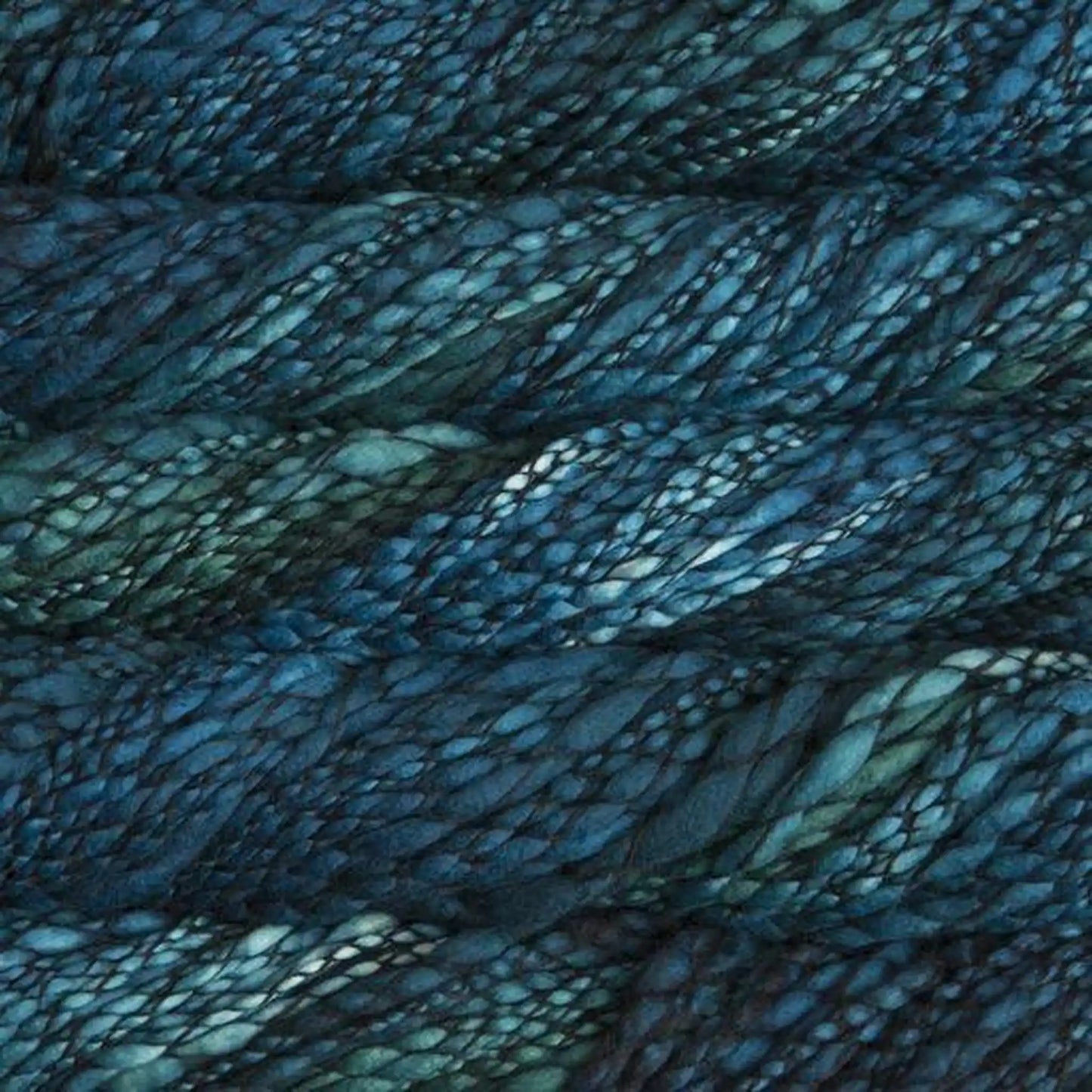 Malabrigo Caracol Super Bulky Yarn color 412 Teal Feather