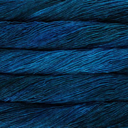 Malabrigo Washted Yarn color 685 Greenish Blue
