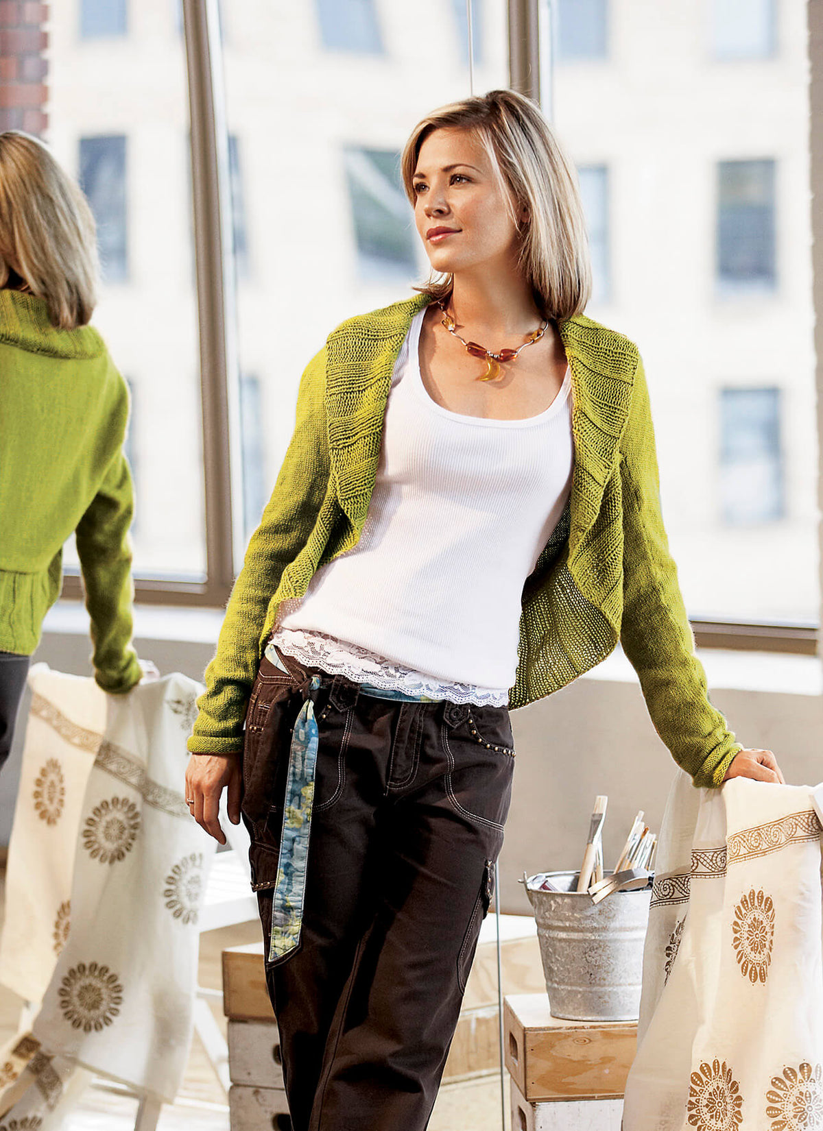 Silk Shrug by Blue Sky Fibers