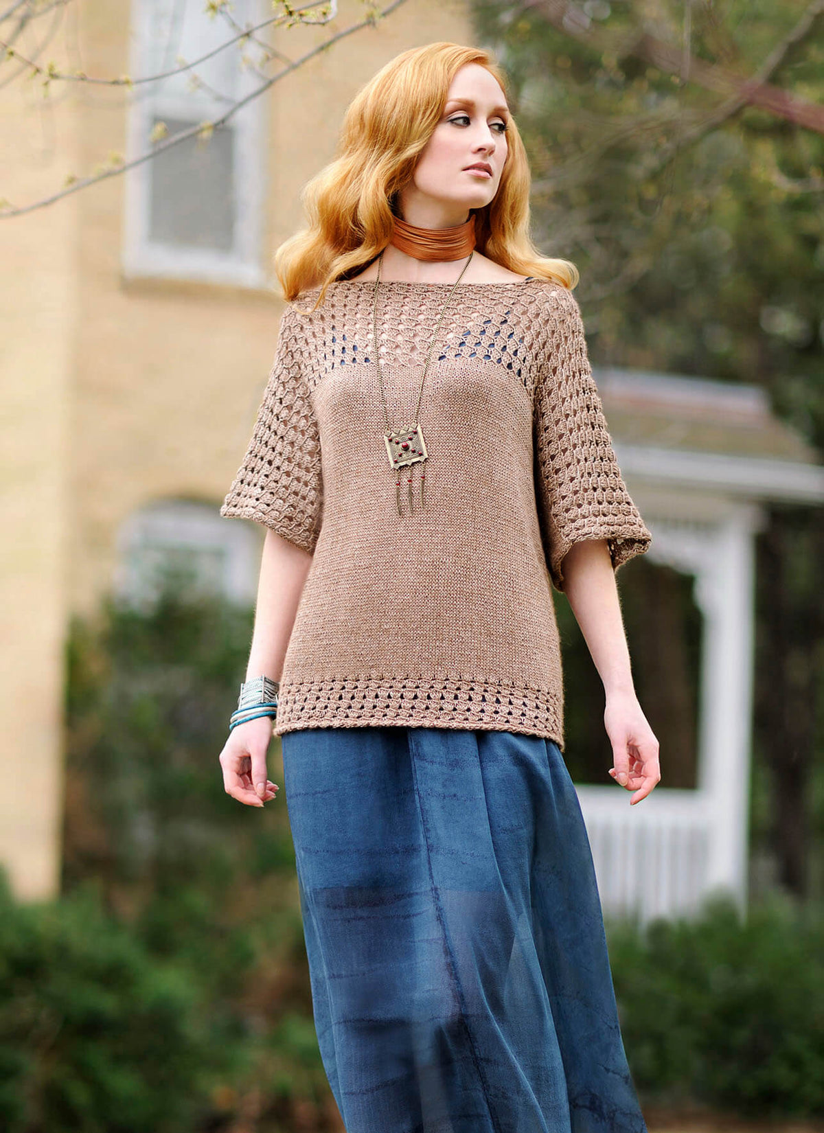 Smock Top by Blue Sky Fibers