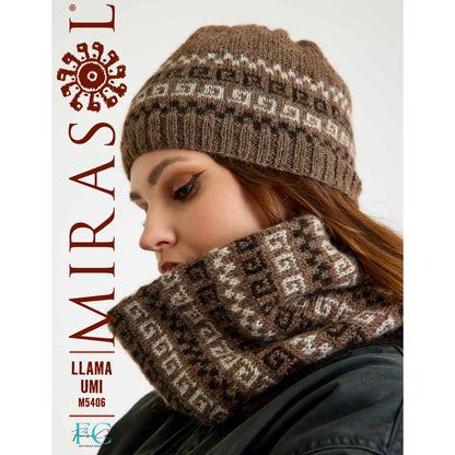 Mirasol Llama Umi Magdalena Hat & Cowl Kit