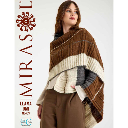 Mirasol Llama Umi Mercedes Shawl Kit
