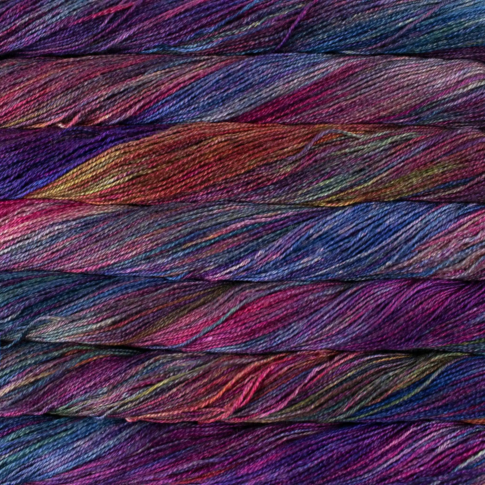 Malabrigo Mora Mulberry Silk Fingering Yarn color Aniversario 005