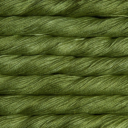 Malabrigo Mora Mulberry Silk Fingering Yarn color Lettuce 037