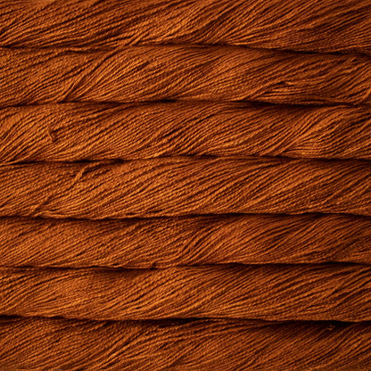 Malabrigo Mora Mulberry Silk Fingering Yarn color Caramel 142