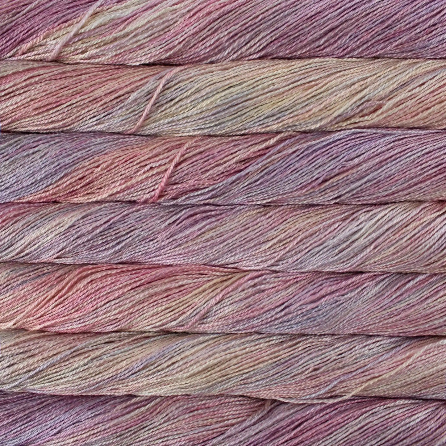 Malabrigo Mora Mulberry Silk Fingering Yarn color Rosalinda 398