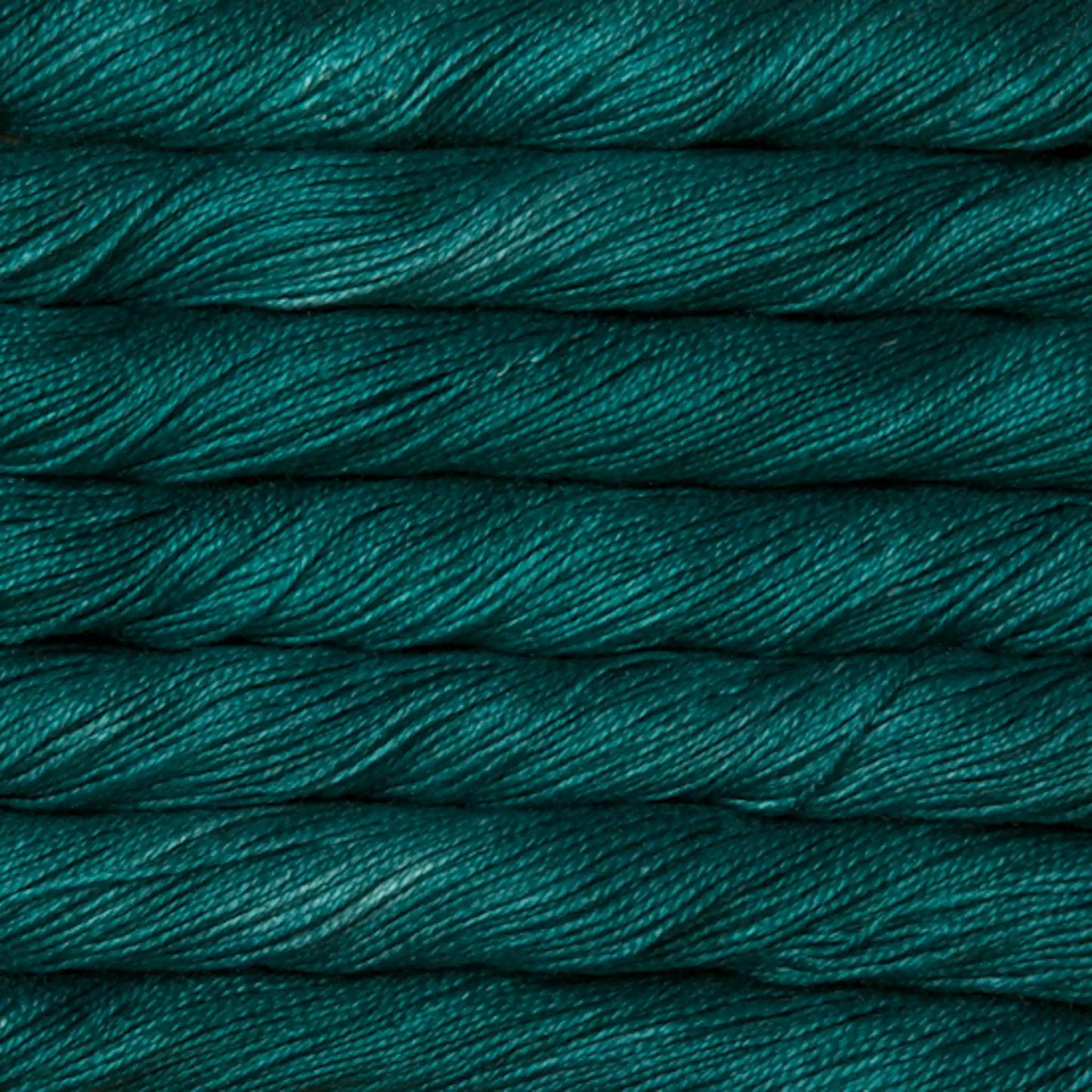 Malabrigo Mora Mulberry Silk Fingering Yarn color Teal Feather 412