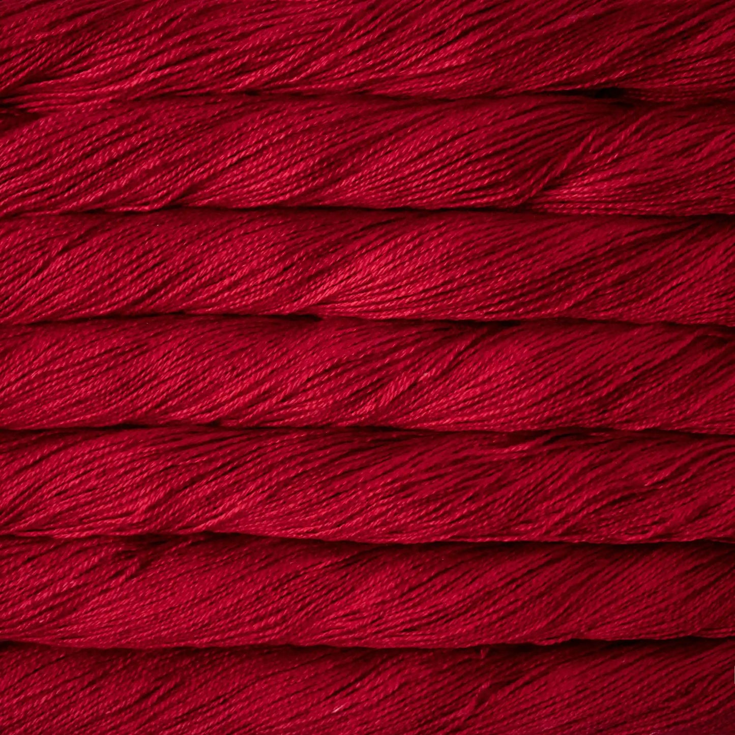 Malabrigo Mora Mulberry Silk Fingering Yarn color Ravelry Red 611