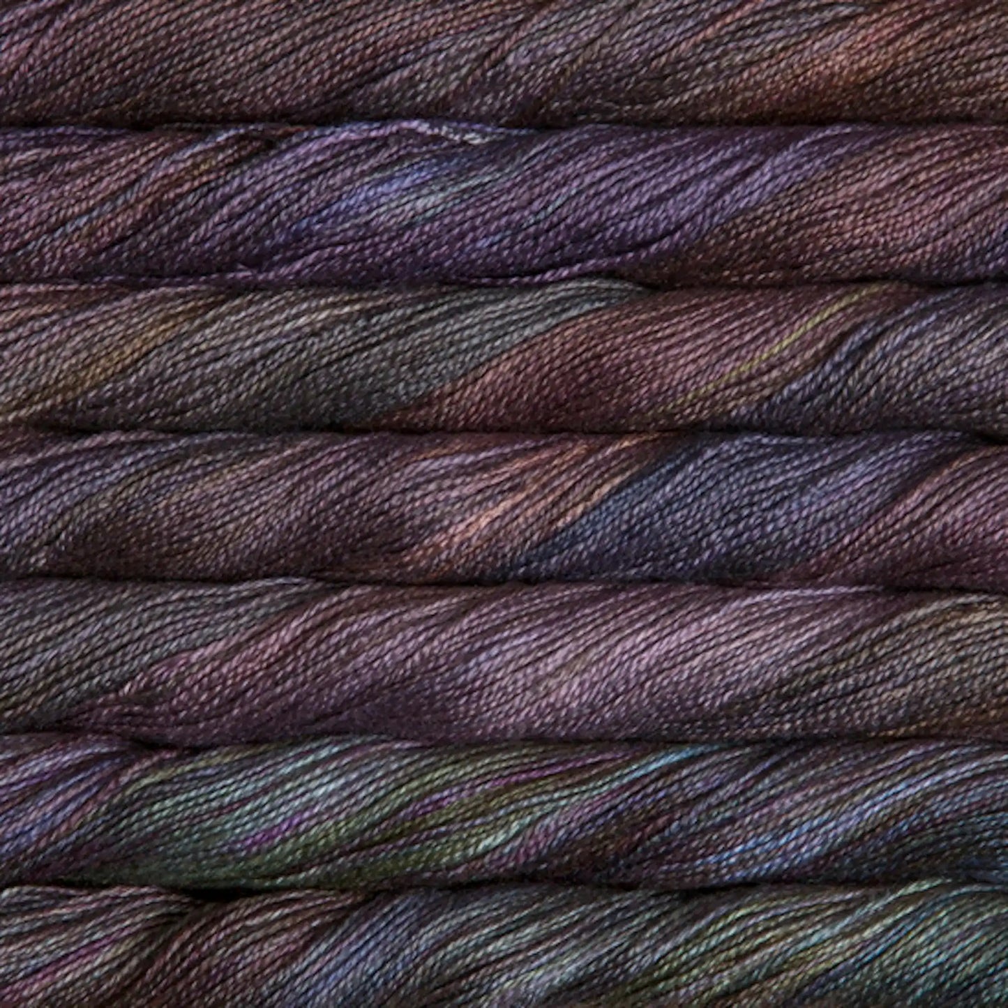 Malabrigo Mora Mulberry Silk Fingering Yarn color Zarzamora 863