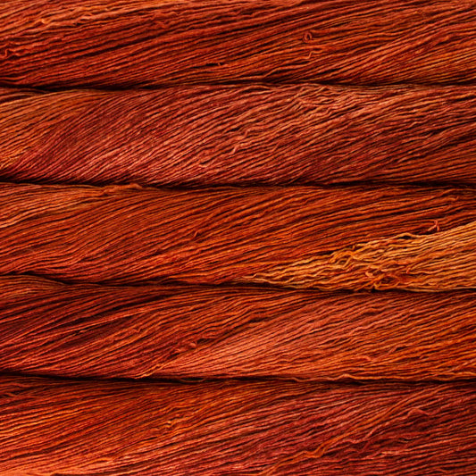 Malabrigo Mechita Fingering Yarn color 895 Dried Orange